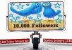 send You 10,000+ Real Looking Twitter .......FOLLOWERS within 24 Hour