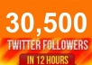 add 24,000++ TWITTER followers no need password to your your link no admin access fastly less than 15 hours for