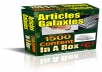 will give you more than 1500 PLR articles with Bonus