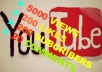 provide you 5000 youtube views to your youtube video [REAL views no bots] + 120 subscribers + 120 likes + 10 custom comments~~~!!~~