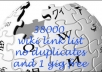 give u 37000 wiki site list upto PR9 no duplicates high success rates