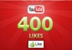 Give you 401+ Guaranteed YouTube Likes+20 subscribers [Real human]or 2 orders offer bonus For 50 Likes,for 3 orders offer bonus For 100 Likes 