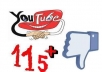Give you 115++ = Youtube Dislikes / Within 16-36 hours 