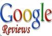 write Real 15 Google reviews for your website, products or service