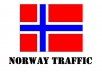 give Unique 3880+ Traffic From Norway to your Website Adsense Safe Views Get Alexa Rank high