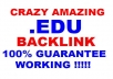 create 360+ Edu Backlink To Your Website And Ping It To 83 Ping Service, Google Loves Edu Backlink