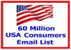 sent 60 Million Email marketing  use for many purposes