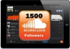 **-**get you 1500 Soundcloud Followers To Your Profile within 24 Hours To Improve Your SoundCloud Ratings