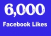 I will add 6000 TopQuality Permanent and Real looking Facebook Likes to Your Facebook Fan Page within 48 hour