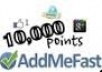 Give You 10000+ Addmefast Points ~Istant Delivery~