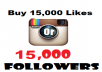 Give You 10,000+ Instagram Likes Or Followers Instant Delievery