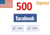 add 500 High Quality USA Facebook Likes, Fans to your fanpage in less than 24 hrs ..!!!!!!!!!!!