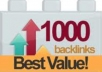 build 1000 GUARANTEED Backlinks + Free Super Bonus @!