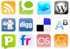 submit your site to 200 to 300 Powerful social bookmarking sites creating backlinks plus create RSS Feeds, ping, Guarantee it will be sp