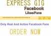 give you 2k facebook page likes