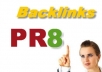 Give You 28 PR 8 HIGH Quality {Panda Safe} PERMANENT Backlinks