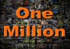 One Million Website Hits Real Unique Visitors 100% Money Back Guarantee