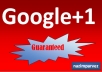 give you 80 real google+1 from real google+1 manual account user