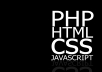 create and develop a website from scratch