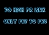 70 High PR7 to PR3 Profile Backlinks most of them are dofollow