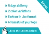 create 2 Professional high quality logo designs in any file type jpg psd eps