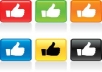 give you 100 Youtube Likes (Not Bot) onLY