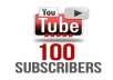 Give you 100 REAL quality subscribers to any YouTube
