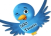 show your tweets in 500 twitter accounts for 5$