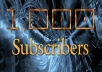 Give 1000+ Facebook Followers(Subscribers) Within 24 - 48 Hours To Your Facebook Account For