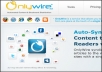 give you onlywire account with about 44 sites connected to it