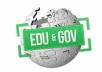 create 50 POWERFUL Edu and Gov Backlinks to Your Web Property Quickly ............