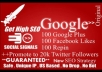 build powerful social SIGNALS from top social sites to boost your seo!!!!!!!!!!!!!!