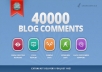 make 40,000 blog comment backlinks !!!!!!!!!!!!!
