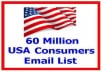 sent 60 Million mail marketing use for many purposes