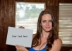hold your sign saying whatever you want