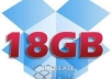 expand your DropBox to 18GB via 32 Referrals