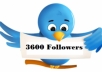 send 3600 twitter followers on your profile, large volumes of twitter followers accounts have profile pictures