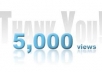 give 5,000+ youtube VIEWS from real people