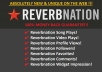 get you 3200++ Reverbnation Song plays 5200+ Reverbnation Video Plays