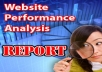 write a complete 30 page indepth SEO and sem report for your website