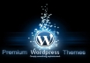 provide and install a Premium Wordpress Theme and 10 FREE WP Plugins