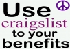post your 10 ads on Craigslist in any USA city in any section(except job and gig section)