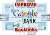 provide premium and quality backlinks for your website that will increase your Alexa Rank and Improve search Engine Popularity