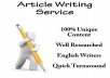 Write a 7 Unique Article For you 400+ word Copyscape Passed Just