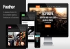 [Themeforest]Feather - Responsive Portfolio WordPress Theme