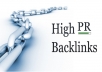reate 70+ Real High Pr BACKLINKS, Dofollow, PR8, PR9, Edu, Anchor, Penguin Safe, High Authority, Serp, Huge Link Juice + Pinging, Good Seo