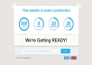 give you a cooming soon page 