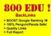 get 800 EDU backlinks
