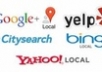 create manually 35 business details seo in top USA citation site for your business/community to boost search rank