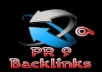 send you top quality seo friendly backlinks from 4 Unique Pr 9 and 2 pr 8 authority sites, panda penguin and zebra friendly, index for